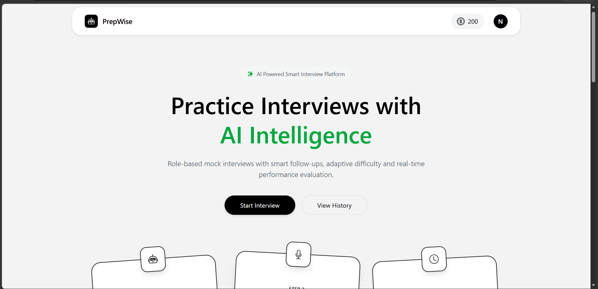 PrepWise - AI Interview Preparation Platform